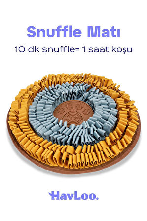 Vantuzlu Snuffle Mat | Snuffle ve Yalama Egzersizi Bir Arada!