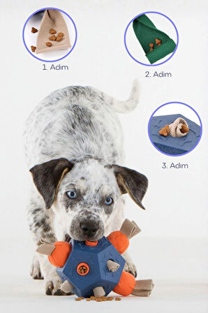 Köpek Aktivite Topu | Mama Saklama ve Çiğneme Oyuncağı