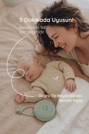 Beyaz Gürültü Cihazı | 33 Sesli, Pışpışlı ve Ninnili | Radyasyon İçermeyen Bebek Uyku Arkadaşı