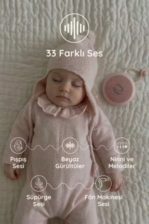 Beyaz Gürültü Cihazı | 33 Sesli, Pışpışlı & Ninnili Ayıcık | 7 Renkli Gece Lambalı Uyku Arkadaşı