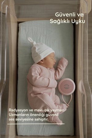 Beyaz Gürültü Cihazı | 33 Sesli, Pışpışlı ve Ninnili | Radyasyon İçermeyen Bebek Uyku Arkadaşı