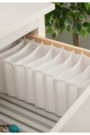 Akordiyon Organizer Çekmece Içi Düzenleyici Medium - 15x43x14 cm