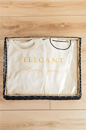 Alas Elegant Kapaklı Baza Kutu 51x39x19 cm