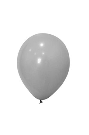 Pastel Gri Balon 10'lu Paket