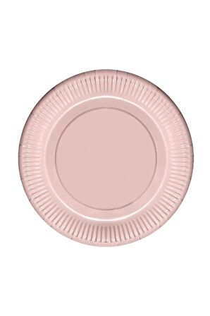 Makaron Turuncu Karton Tabak 8'li 23cm