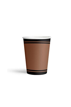 Karton Bardak Retro Tarçın 8'li