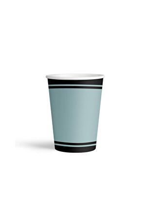 Karton Bardak Retro Ada Mavisi 8'li