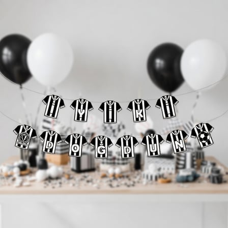 İyi Ki Doğdun Beşiktaş BJK Forma Şekilli Banner Erkek Çocuk Parti Süsü