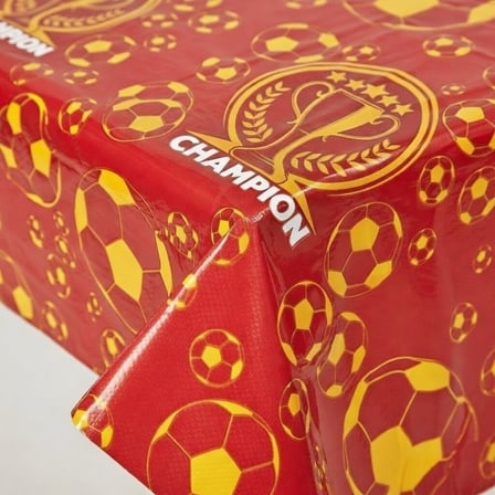 Champion Sarı Kırmızı Galata GS Masa Örtüsü 120x180 Cm Parti