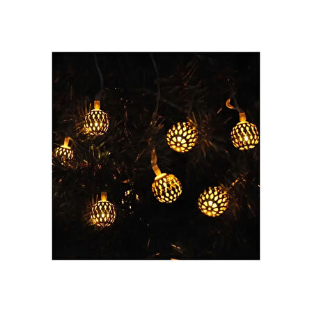 Yılbası Led Işık TOP model 3 metre.pilli gün ışığı çam ağacı dekoratif ışık