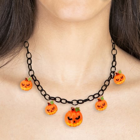 Halloween Cadılar Bayr Korkunç Kolye Balkabağı 50c
