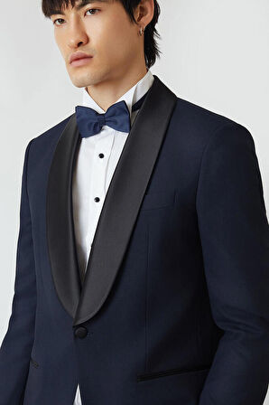 Bisse Erkek 6 Drop Regular Fit Şal Yaka Yırtmaçsız Smokin LACİ