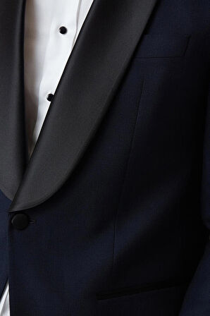 Bisse Erkek 6 Drop Regular Fit Şal Yaka Yırtmaçsız Smokin LACİ