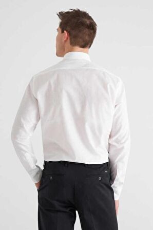 Bisse Erkek Regular Fit Uzun Kollu Gömlek BEYAZ GM21K212039_K01