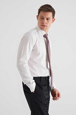 Bisse Erkek Regular Fit Uzun Kollu Gömlek BEYAZ GM21K212039_K01
