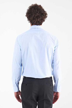 Bisse Erkek Regular Fit Uzun Kollu Klasik Gömlek MAVİ GM21K212084_C35