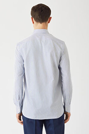 Bisse Erkek Regular Fit Uzun Kollu Spor Gömlek MAVİ GM22Y221086_C35