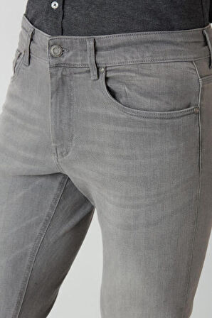 Bisse Erkek 5 Cepli Denim Pantolon GRİ PNJ22Y22102_D55