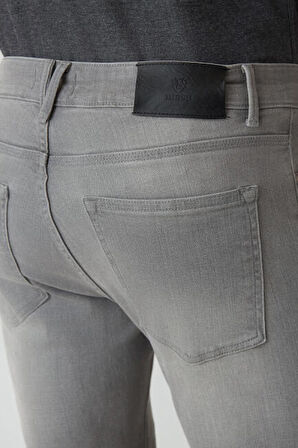 Bisse Erkek 5 Cepli Denim Pantolon GRİ PNJ22Y22102_D55