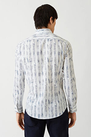 Bisse Erkek Slim Fit Uzun Kollu Spor Gömlek LACİ GM22Y221149_E39