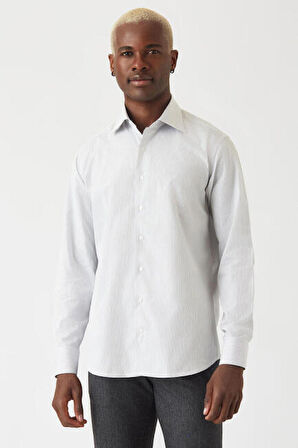 Bisse Erkek Regular Fit Uzun Kollu Klasik Gömlek Bej GM22K222051_C99