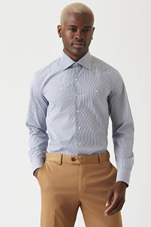 Bisse Erkek Regular Fit Uzun Kollu Klasik Gömlek LACİ GM22K222056_C39