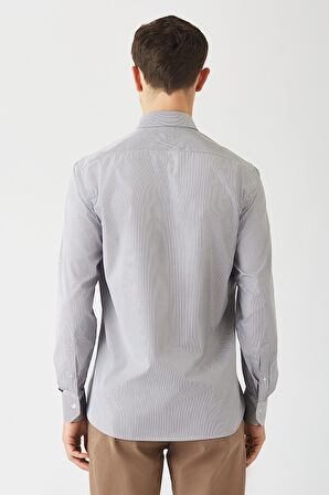 Bisse Regular Fit Kahve Spor Erkek Gömlek GM22K222077_C11