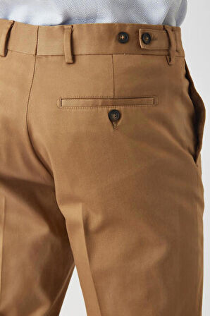 Bisse Erkek 4 Cep Saten Spor Pantolon CAMEL PNS22K22222_D70
