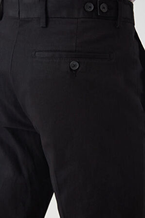 Bisse Erkek 4 Cep Saten Spor Pantolon SIYAH PNS22K22222_D99