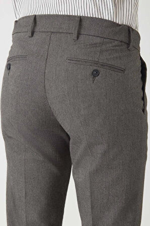 Bisse Erkek 4 Cep Arkası Lastikli Spor Pantolon GRİ PNS22k22226_D55