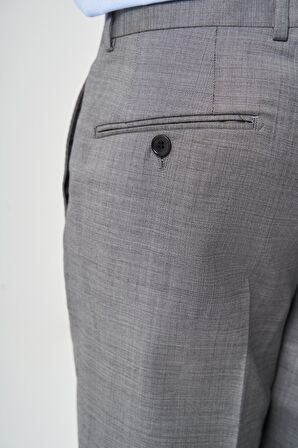 Bisse Modern Fit Gri Klasik Erkek Pantolon PPNK22K22221_D55