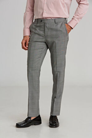 Bisse Modern Fit Gri Klasik Erkek Pantolon PPNK22K22223_D55