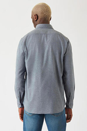 Bisse Erkek Regular Fit Uzun Kollu Flanel Gömek LACİ GM22K222081_K39