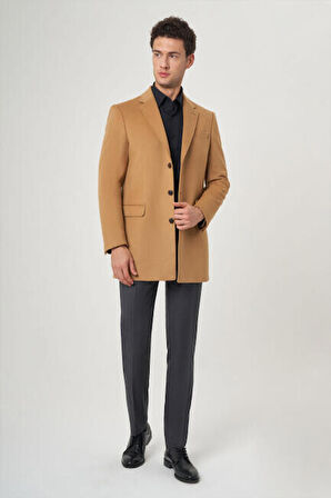 Bisse Erkek Palto CAMEL PPL22K22211_D70