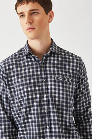 Bisse Erkek Regular Fit Uzun Kollu Spor Gömlek ANTRASIT GM22K222110_D58