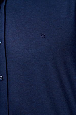 Bisse Regular Fit Lacivert Spor Erkek Gömlek GM23K231008_D39