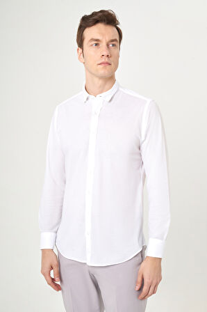 Bisse Regular Fit Klasik Lacivert Erkek Gömlek GM23Y231013_D01