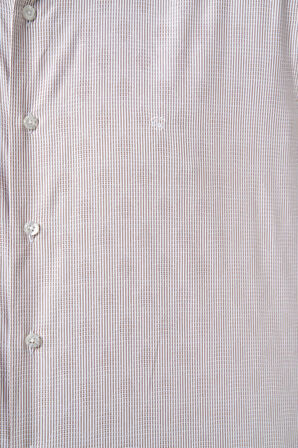 Bisse Regular Fit Bej Klasik Erkek Gömlek GM23Y231037_D07