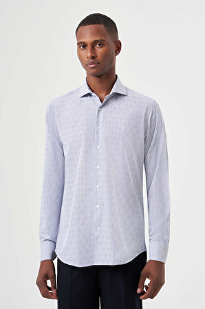 Bisse Regular Fit Klasik Lacivert Erkek Gömlek GM23Y231037_D39