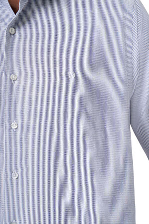 Bisse Regular Fit Klasik Lacivert Erkek Gömlek GM23Y231037_D39