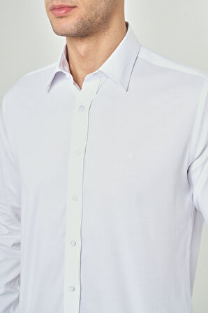 Bisse Regular Fit Beyaz Spor Erkek Gömlek GM23Y231053_D01