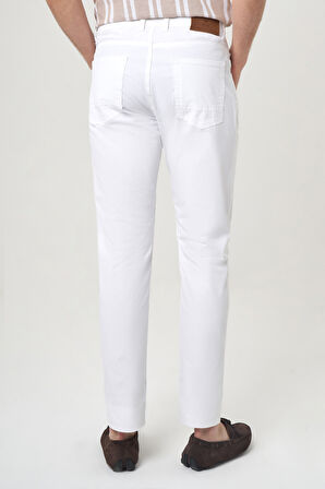 Bisse 5 Cepli Beyaz Spor Erkek Pantolon PNS23Y23104_D01