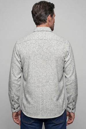Bisse Regular Fit Uzun Kollu Flanel Pamuk Siyah Erkek Gömlek GM23Y231072_D99