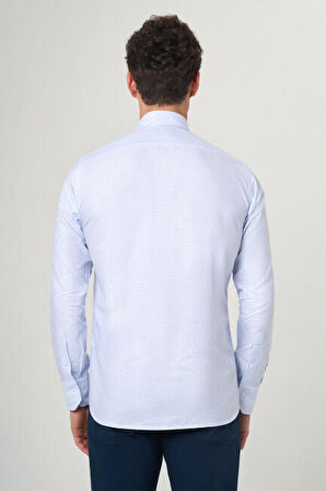 Bisse Regular Fit  Mavi Spor Erkek Gömlek GM23Y231097_D35