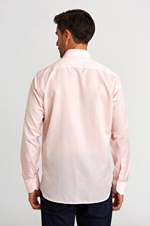 Bisse Regular Fit C Yaka Pembe Erkek Gömlek GM23Y231078_D29