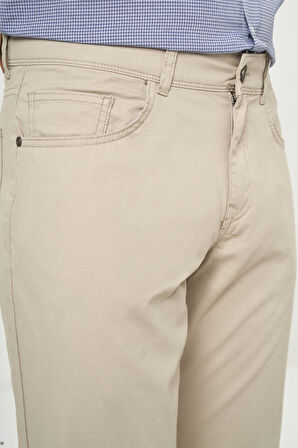 Bisse 5 Cepli Bej Spor Erkek Pantolon PNS23Y23105_D07