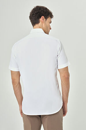Bisse Regular Fit Uzun Kollu Spor Beyaz Erkek Gömlek GM23Y231145_D01