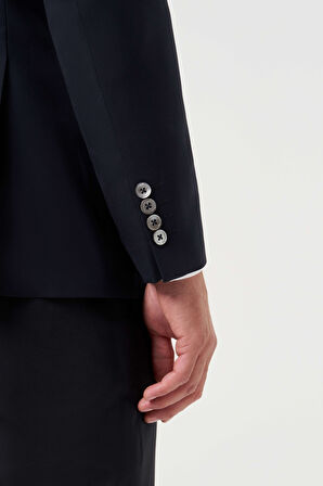 Bisse Regular Fit Mono Yaka Drop 6 Lacivert Erkek Takım Elbise PTK23Y23100_D39