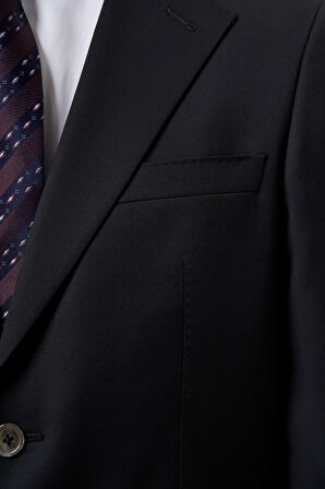 Bisse Mono Yaka Drop 4 Siyah Erkek Takım Elbise PTK23YNOS002_D99