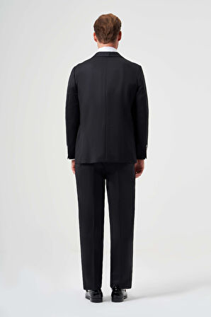 Bisse Mono Yaka Drop 4 Siyah Erkek Takım Elbise PTK23YNOS002_D99